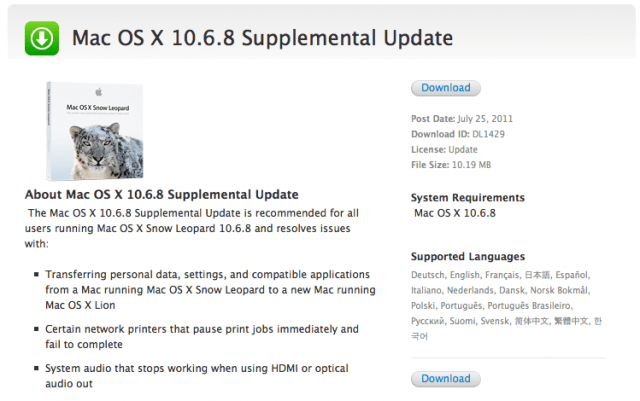 Download Mac Os X 10.6